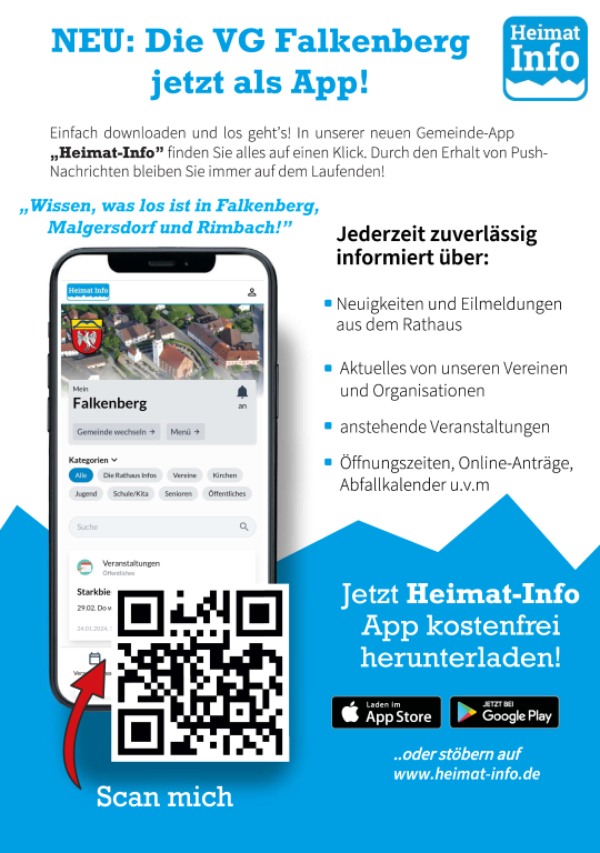 Heimat Info Flyer Vorderseite